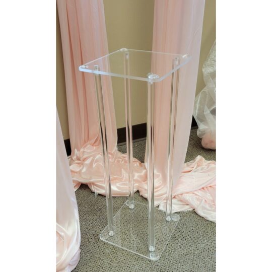 24" Acrylic Stand - Clear