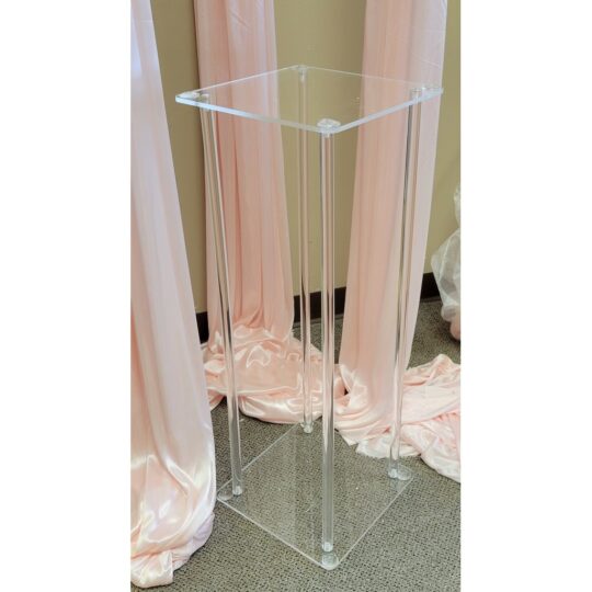 32" ACRYLIC STAND - CLEAR