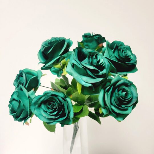 Rose 16" Bush x10 - Emerald Green