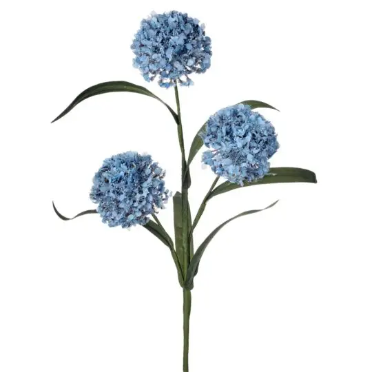 Wild Berry Allium x3 Spray 20" - Blue