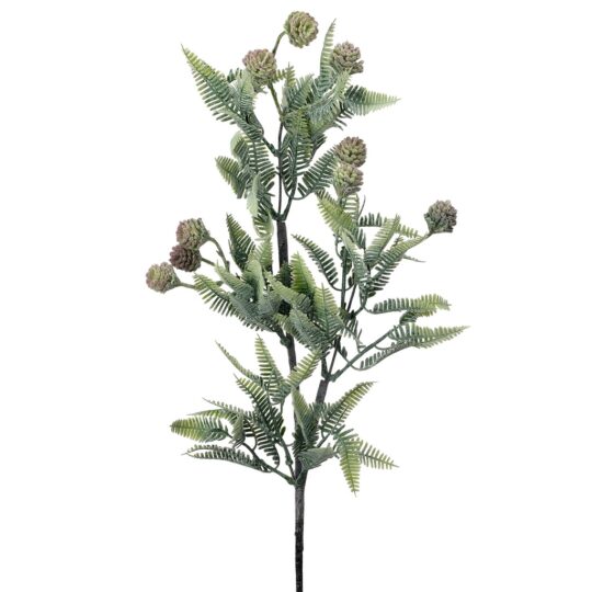 Flocked Garden Artemisia 29" Spray - Green