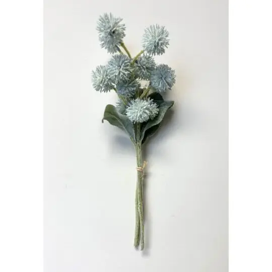 Flocked Thistle Bundle 14.5" - Teal