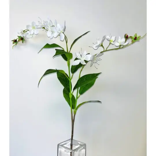 Azalea 40" Spray - White