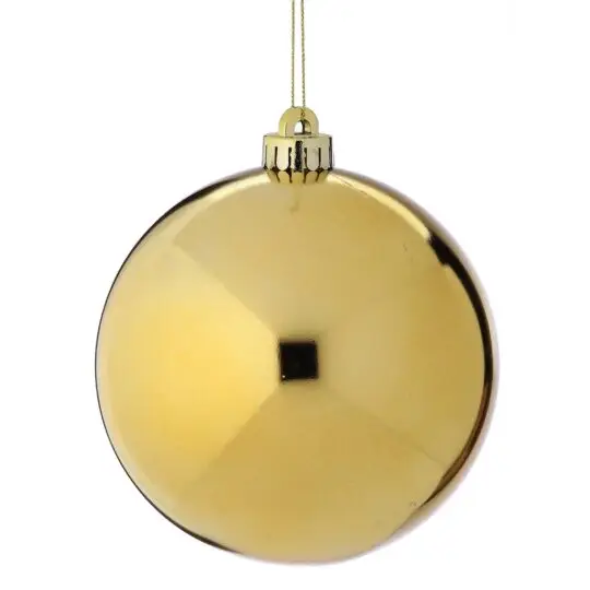 140mm Shiny Ball Pack/2 - Gold