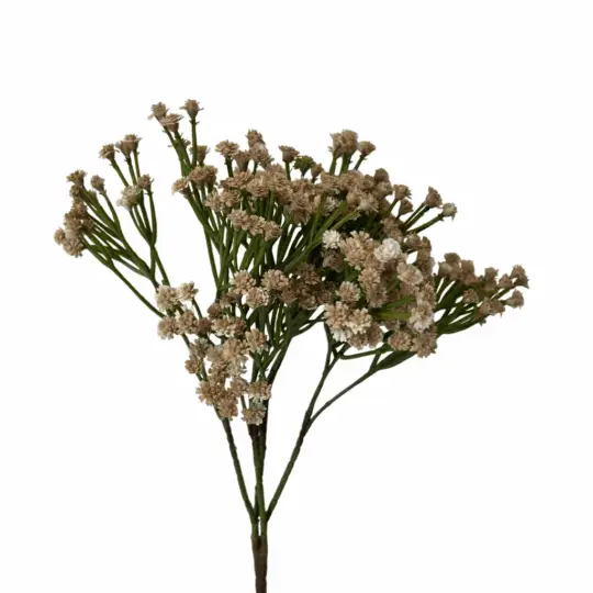 UV Protected Gypsophila 15" Bush - Taupe