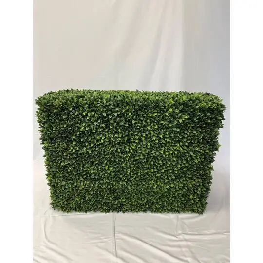 UV Protected Boxwood 40"Lx12"x30"H Hedge - Green