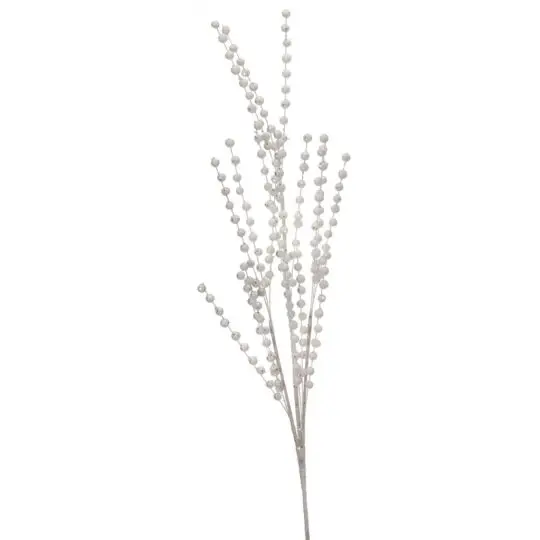 Glitter Ball 33" Spray - White