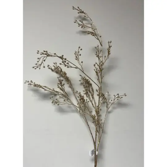 Metallic Bud 40" Branch - Gold