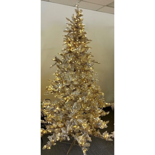 7.5" DUAL LED Tree - Champagne / 54"D 750L