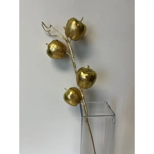 Metallic Apple Spray x4 23" - Gold