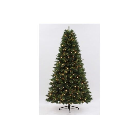 7.5' LED Mixed Jasper Tree - Green / 46"D 600 lights 1592 tips