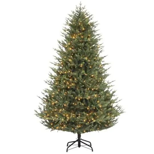 7.5' LED Slim Georgian Fir Tree - Green