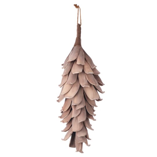 Foam Pine Cone 21" - Brown