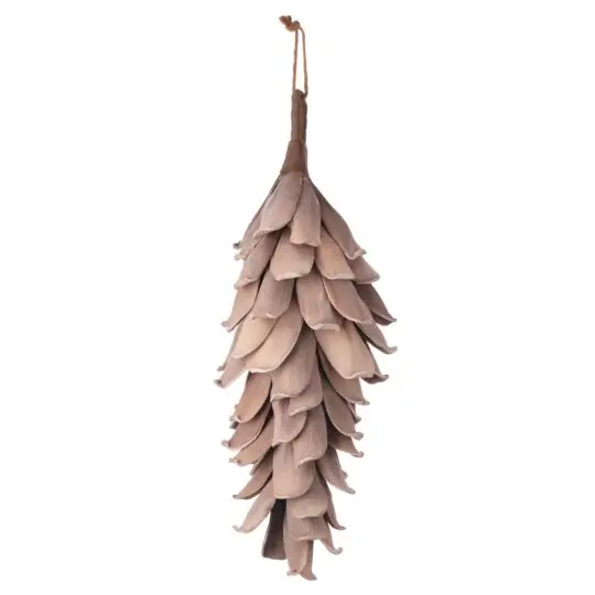 Foam Pine Cone 21" - Brown