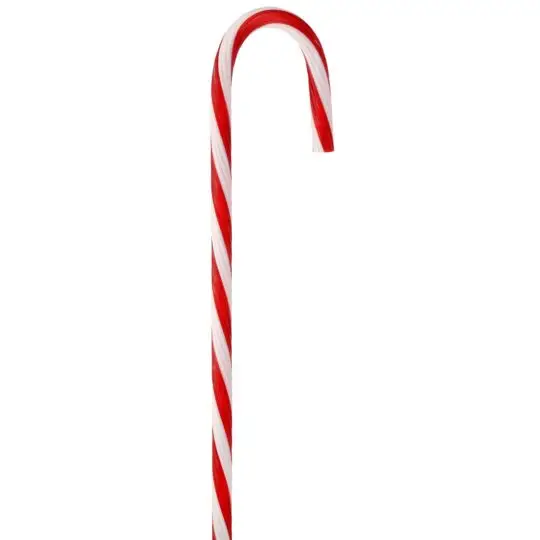 Acrylic Candy Cane 24" - Red/White