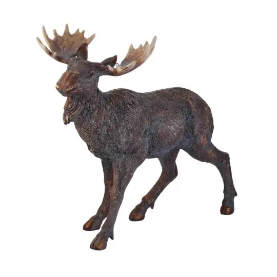 Resin Highlands Moose 14"H - Bronze Patina