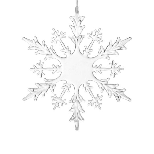 Acrylic Snowflake 18" - Clear
