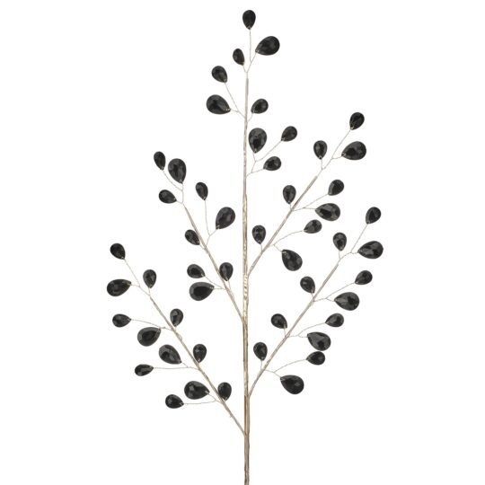 Acrylic Jewel Spray 24" - Black/Gold