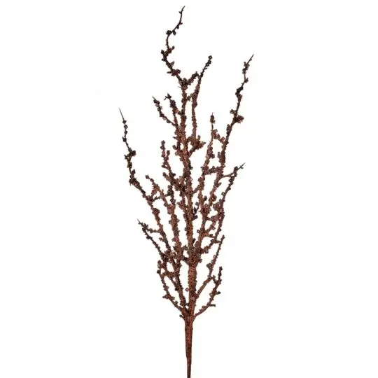 Iced Sequin Bead 32" Spray - Copper