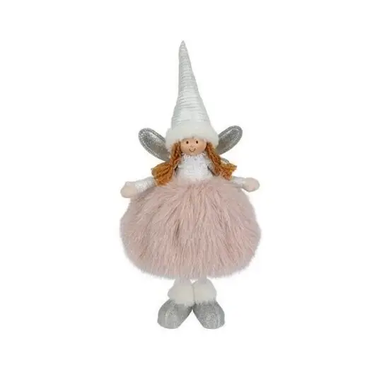 Standing Fairy Angel 16" - Pink/Silver
