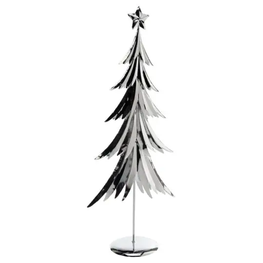 Plated Metal Tree 28.5" - Silver