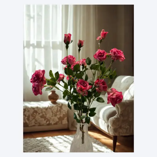 Rose Branch 17" - Pink