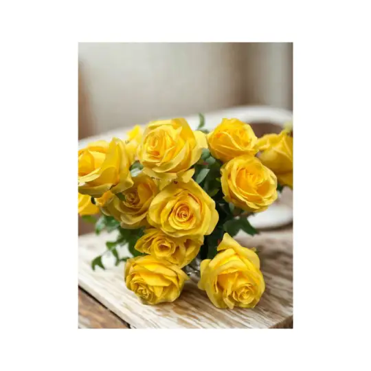 Rose Bush x10 16" - Yellow