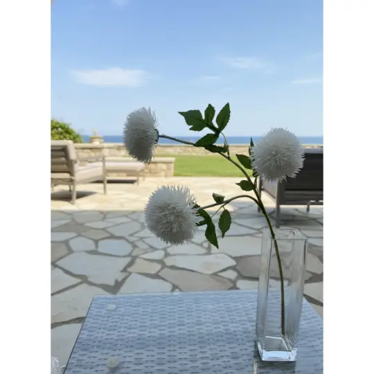 Pom Spray 28" x3 heads - White