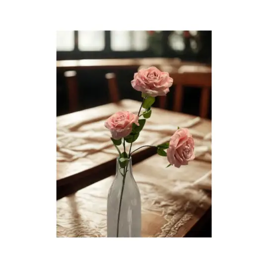 Rose Spray 24" x3 - Pink