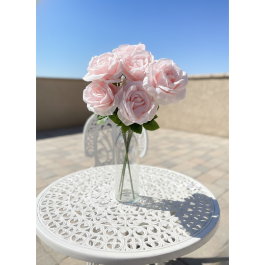 Rose Bush 17" x7 - Pink