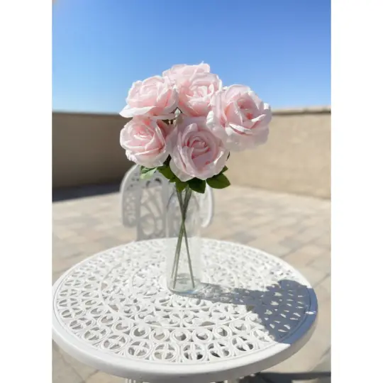 Rose Bush 17" x7 - Pink