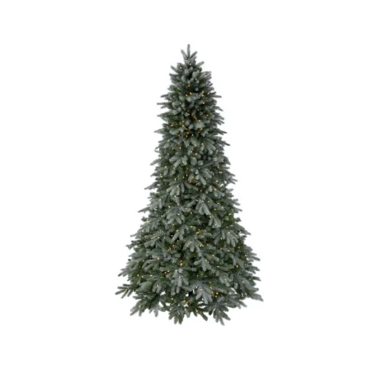 12' LED Frost Colonial Spruce Tree - Green / 2650 lights  88"D