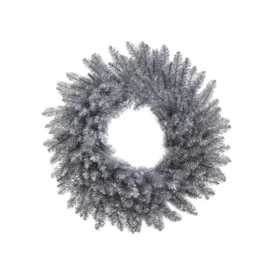 30" Silverado Wreath - Silver