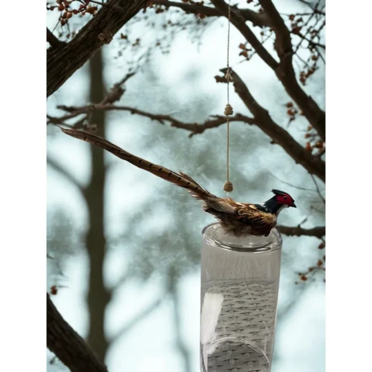 Feather Pheasant 12" - Brown