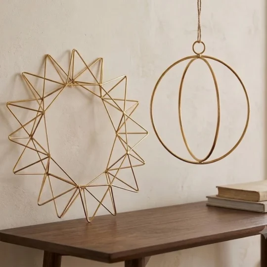 Gold Rings & Wreath Work Frames