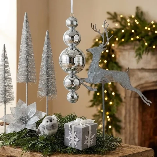 Shimmering Silver & Pewter