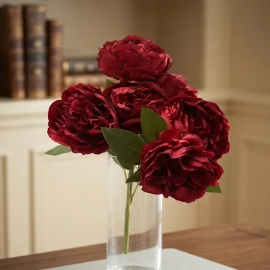 Peony Bush18" x7 - Red