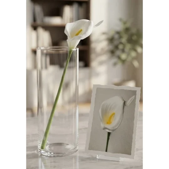 Calla Lily Stem 13" - White
