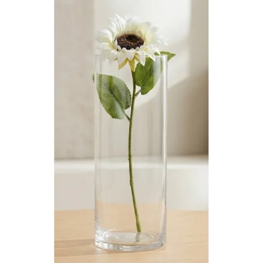 Sunflower Stem 19" - Cream