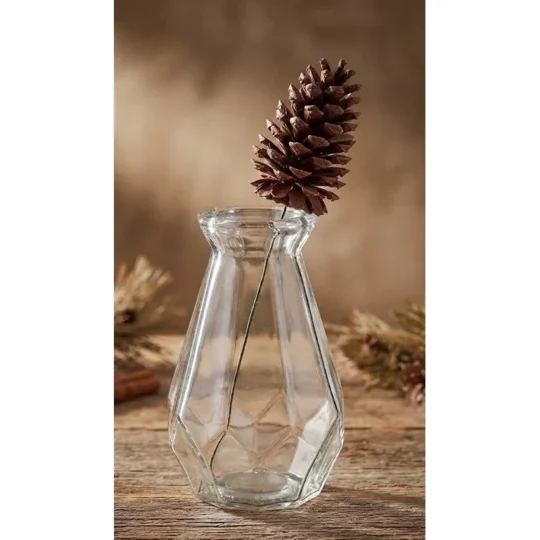 Large 4" Pine Cone on 6" Pick - Brown