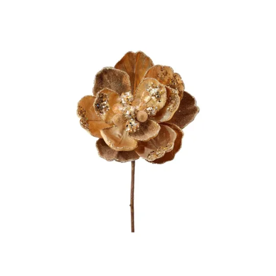Iced / Jewel Magnolia Stem 24" - Champagne